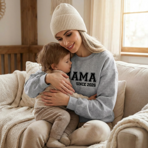 personalizowana bluza z napisem mama z imionami dzieci zamszowy flock (kopia)