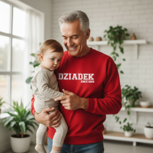 personalizowana bluza babcia since z imionami wnuków zamszowy flock (kopia)