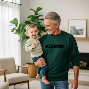 personalizowana bluza dziadek z imionami wnuków zamszowy flock (kopia)