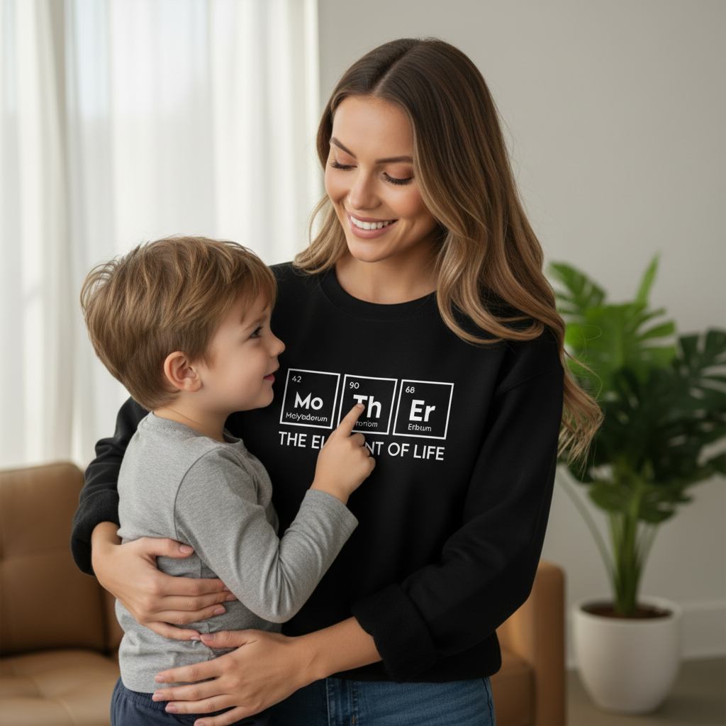 personalizowana bluza z napisem mama z imionami dzieci zamszowy flock (kopia)