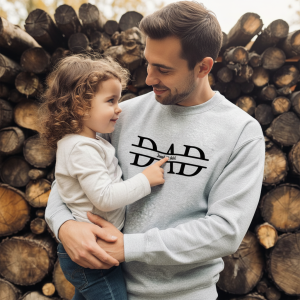 personalizowana bluza superdad z imionami dzieci zamszowy flock (kopia)